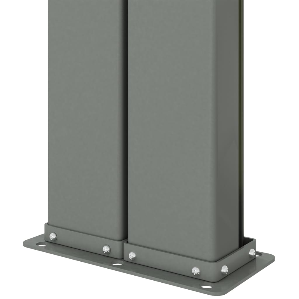 Windscherm Uittrekbaar 160X600 Cm Antracietkleurig