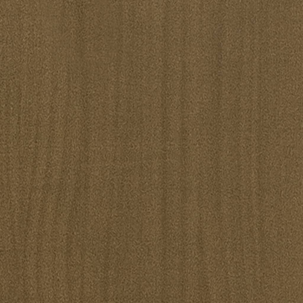 Plantenbakken 2 St 40X40X40 Cm Massief Grenenhout Honingbruin