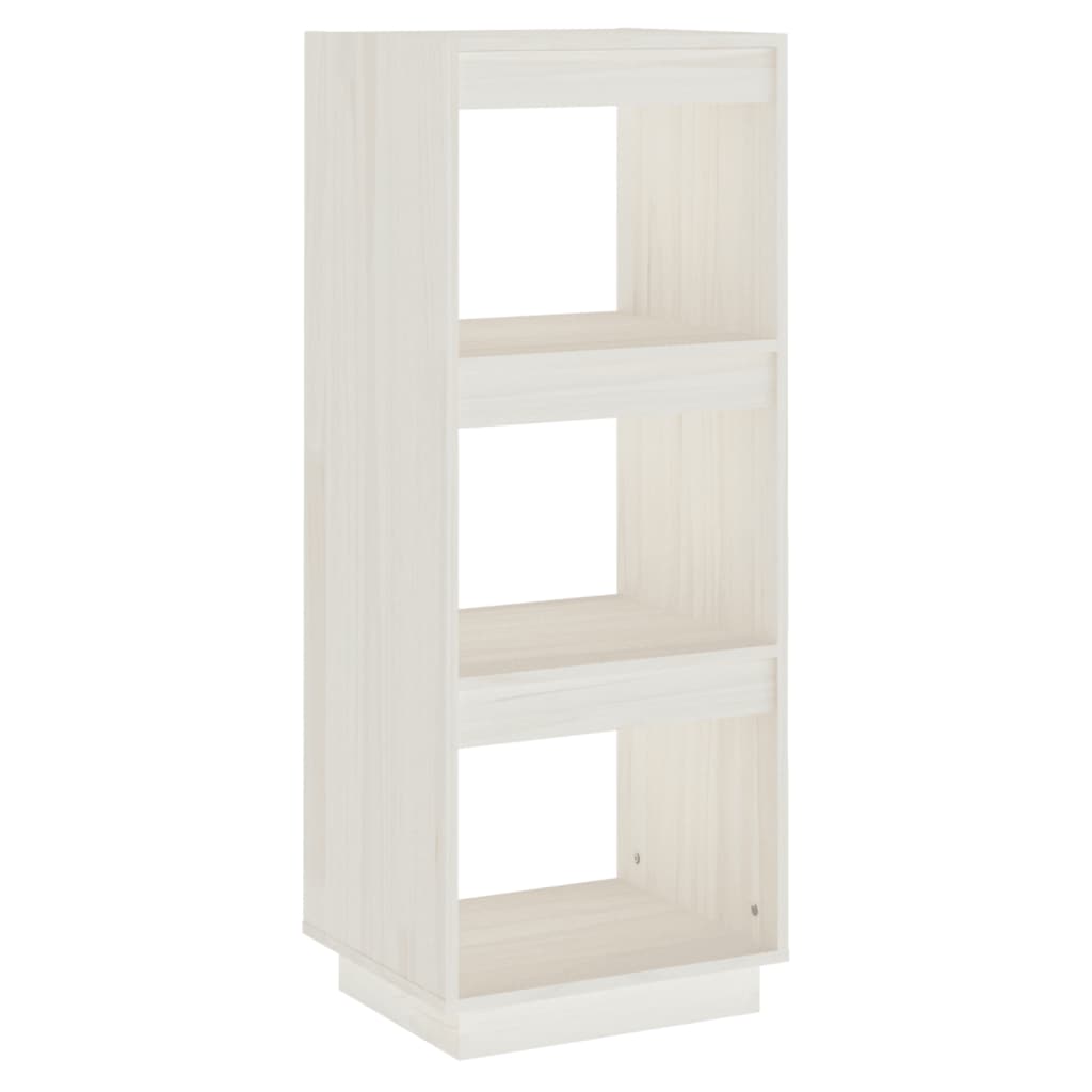 Boekenkast/Kamerscherm 40X35X103 Cm Massief Grenenhout Wit