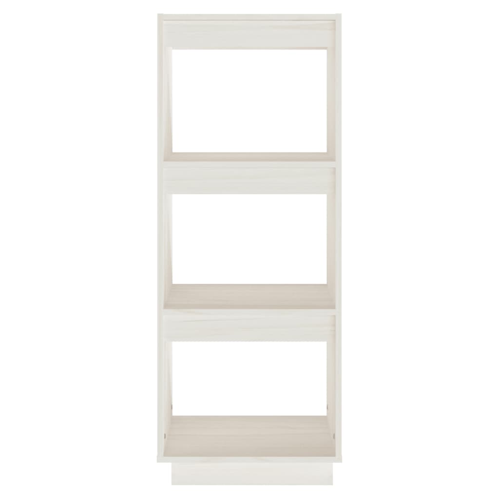 Boekenkast/Kamerscherm 40X35X103 Cm Massief Grenenhout Wit