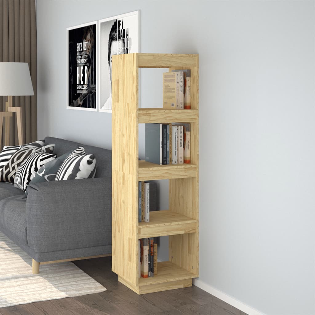 Boekenkast/Kamerscherm 40X35X135 Cm Massief Grenenhout