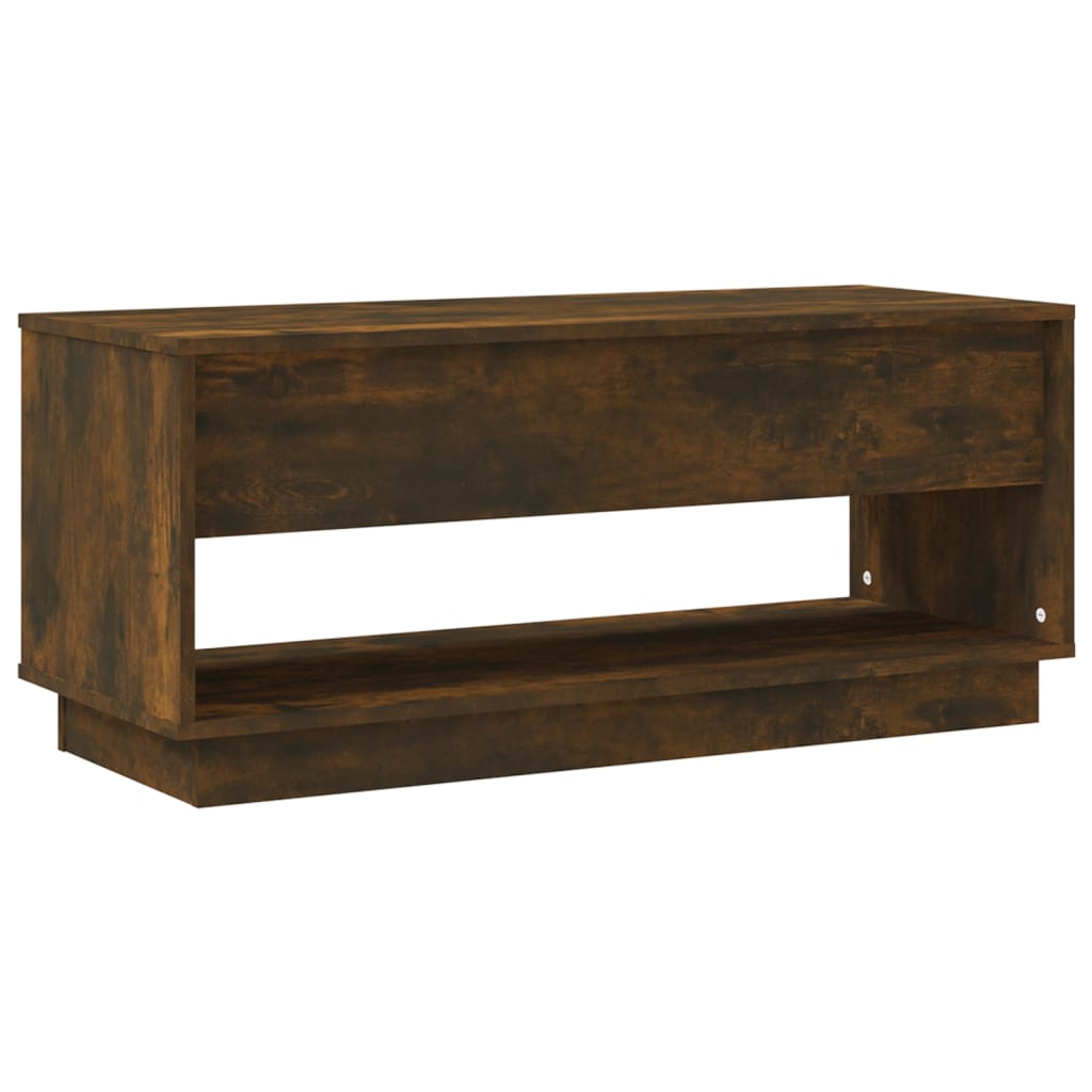 Tv-Meubel 102X41X44 Cm Spaanplaat Gerookt Eikenkleurig