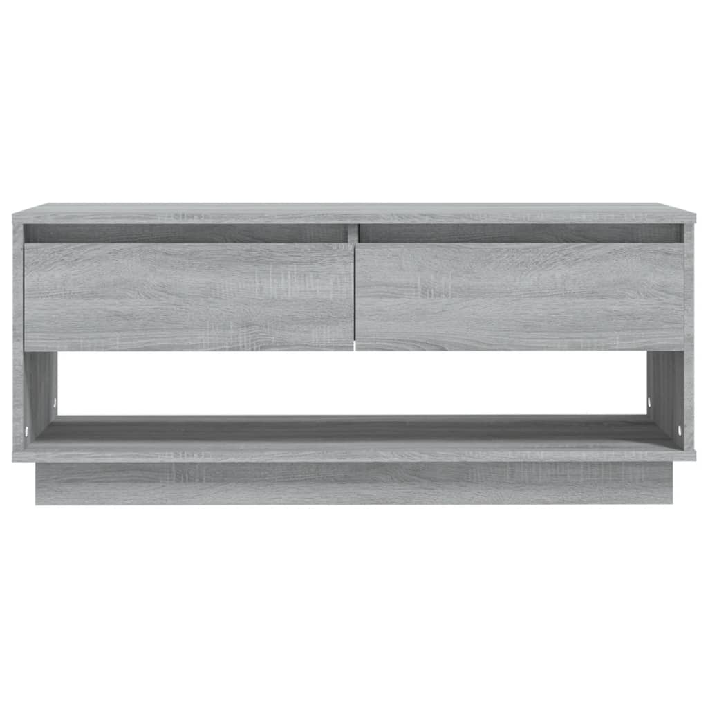 Tv-Meubel 102X41X44 Cm Spaanplaat Grijs Sonoma Eikenkleurig