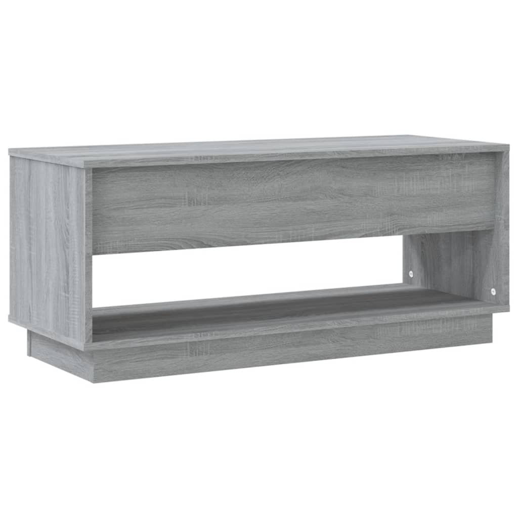 Tv-Meubel 102X41X44 Cm Spaanplaat Grijs Sonoma Eikenkleurig