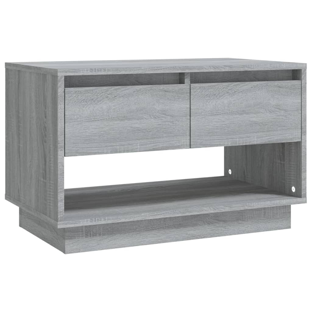 Tv-Meubel 70X41X44 Cm Spaanplaat Grijs Sonoma Eikenkleurig