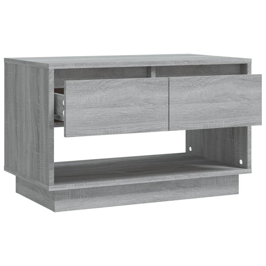 Tv-Meubel 70X41X44 Cm Spaanplaat Grijs Sonoma Eikenkleurig