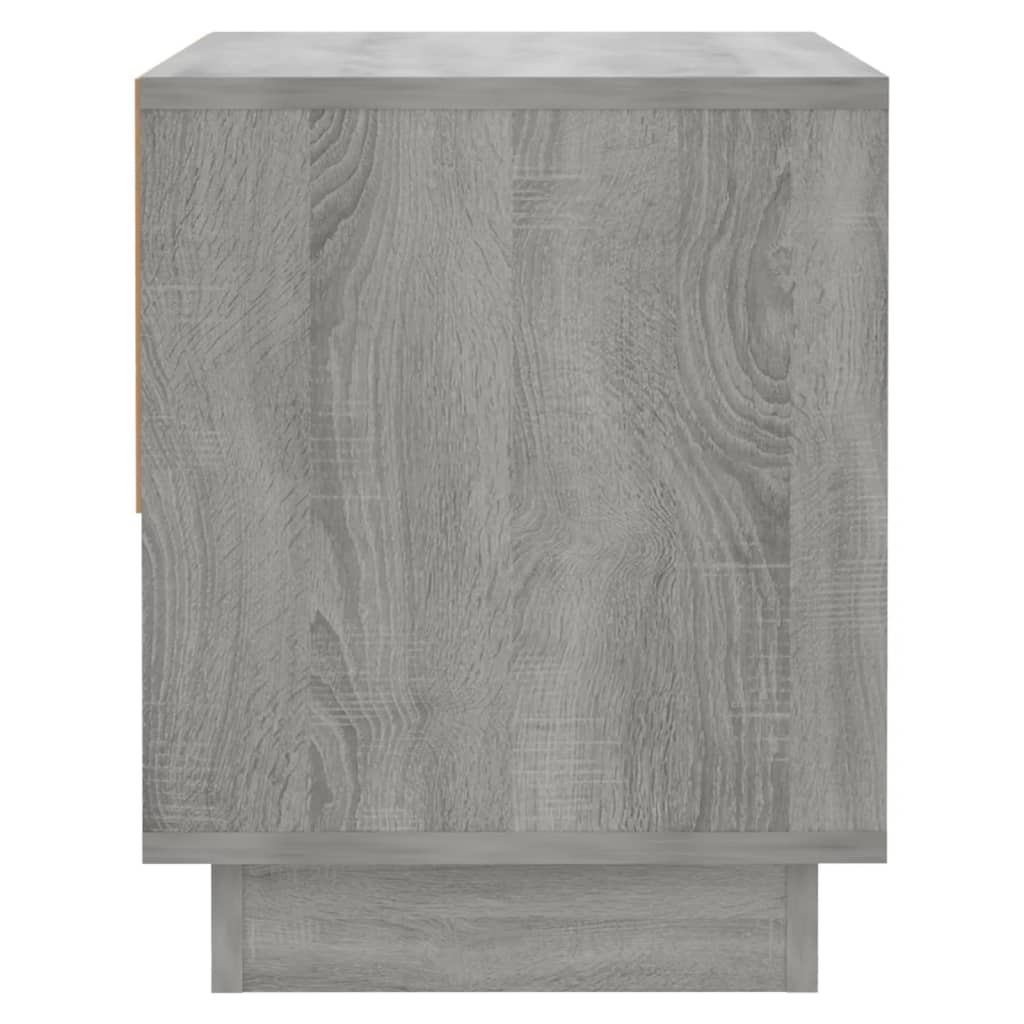 Nachtkastje 45X34X44 Cm Spaanplaat Grijs Sonoma Eikenkleurig