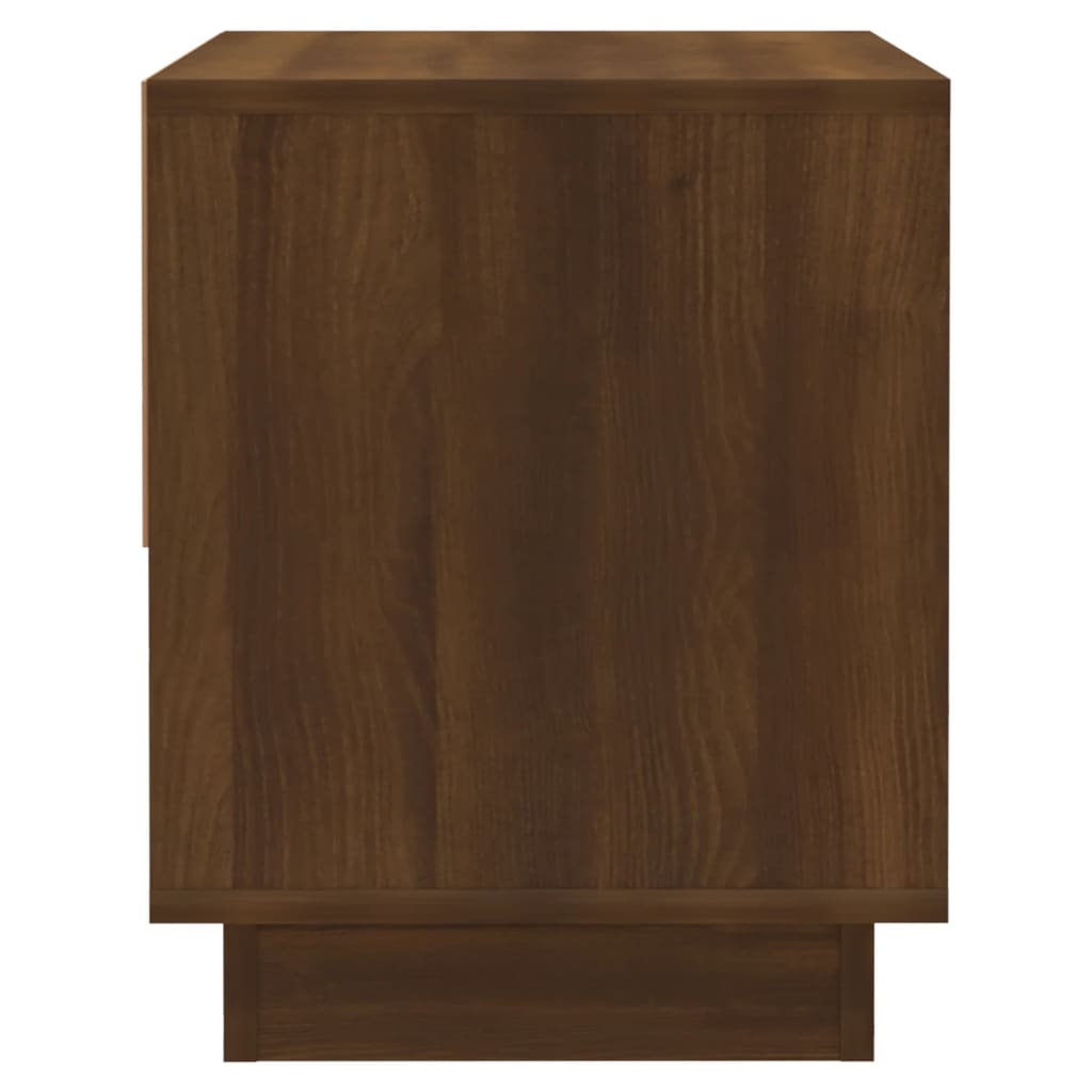 Nachtkastjes 2St 45X34X44 Cm Spaanplaat Bruineikenkleurig