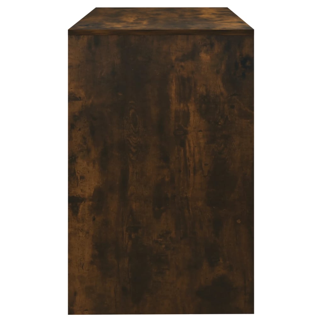 Bureau 101X50X76,5 Cm Spaanplaat Gerookt Eikenkleurig