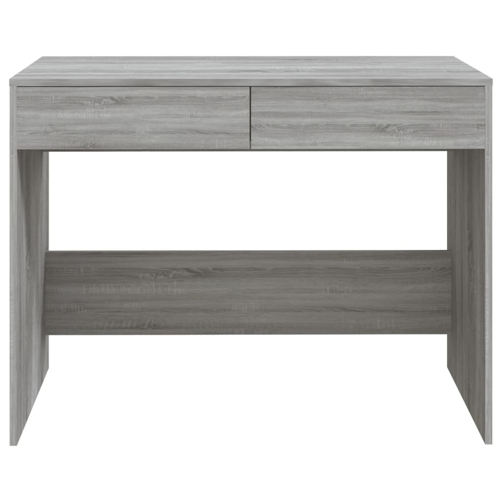 Bureau 101X50X76,5 Cm Spaanplaat Grijs Sonoma Eikenkleurig