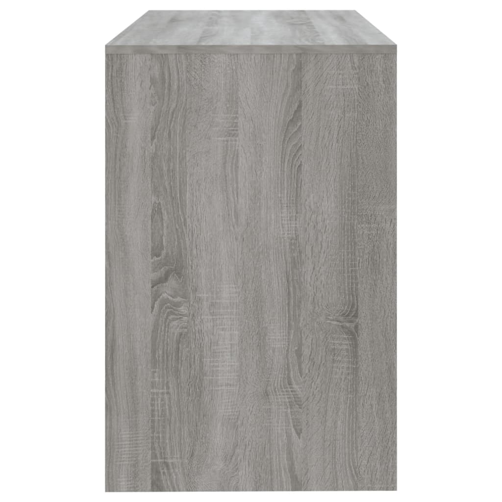 Bureau 101X50X76,5 Cm Spaanplaat Grijs Sonoma Eikenkleurig