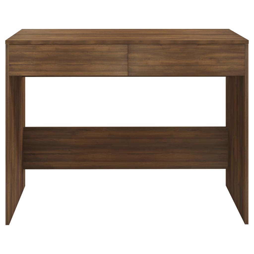 Bureau 101X50X76,5 Cm Spaanplaat Bruineikenkleurig