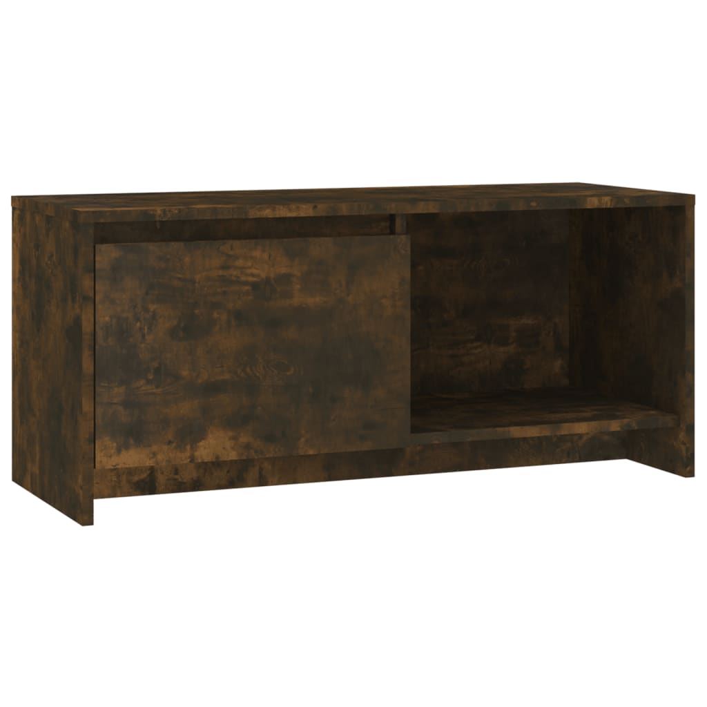 Tv-Meubel 90X35X40 Cm Spaanplaat Gerookt Eikenkleurig