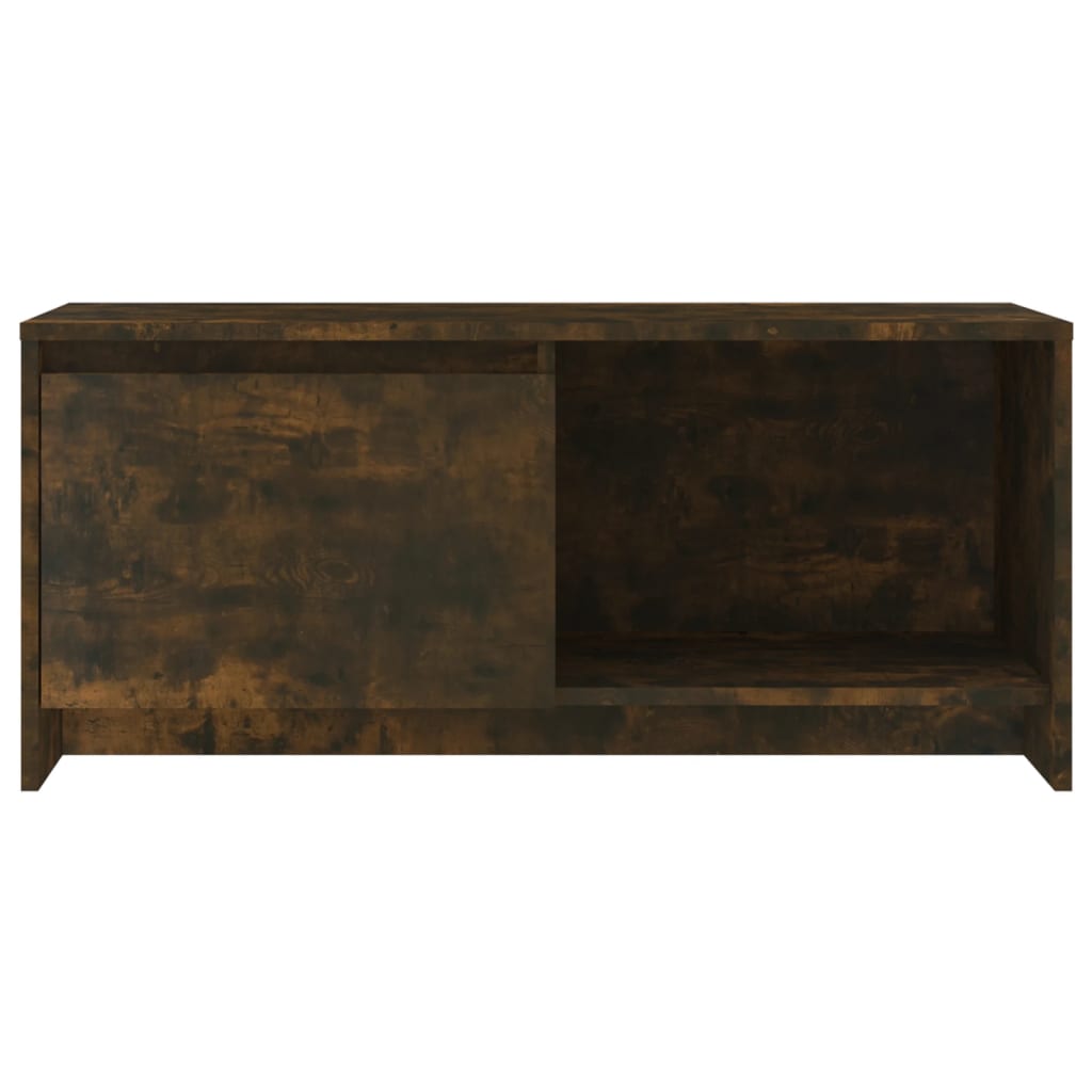 Tv-Meubel 90X35X40 Cm Spaanplaat Gerookt Eikenkleurig
