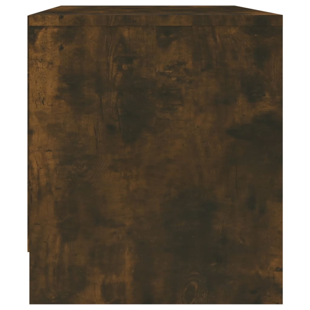 Tv-Meubel 90X35X40 Cm Spaanplaat Gerookt Eikenkleurig
