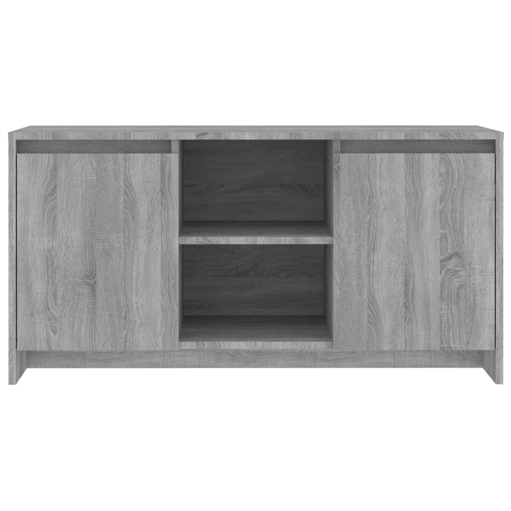 Tv-Meubel 102X37,5X52,5 Cm Spaanplaat Grijs Sonoma Eikenkleurig