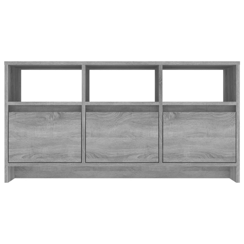 Tv-Meubel 102X37,5X52,5 Cm Spaanplaat Grijs Sonoma Eikenkleurig