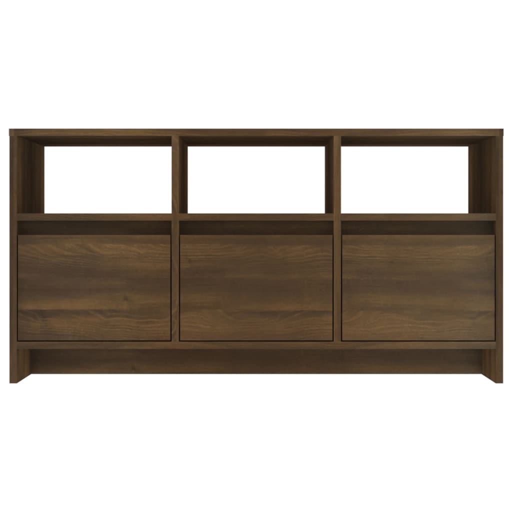 Tv-Meubel 102X37,5X52,5 Cm Spaanplaat Bruineikenkleurig