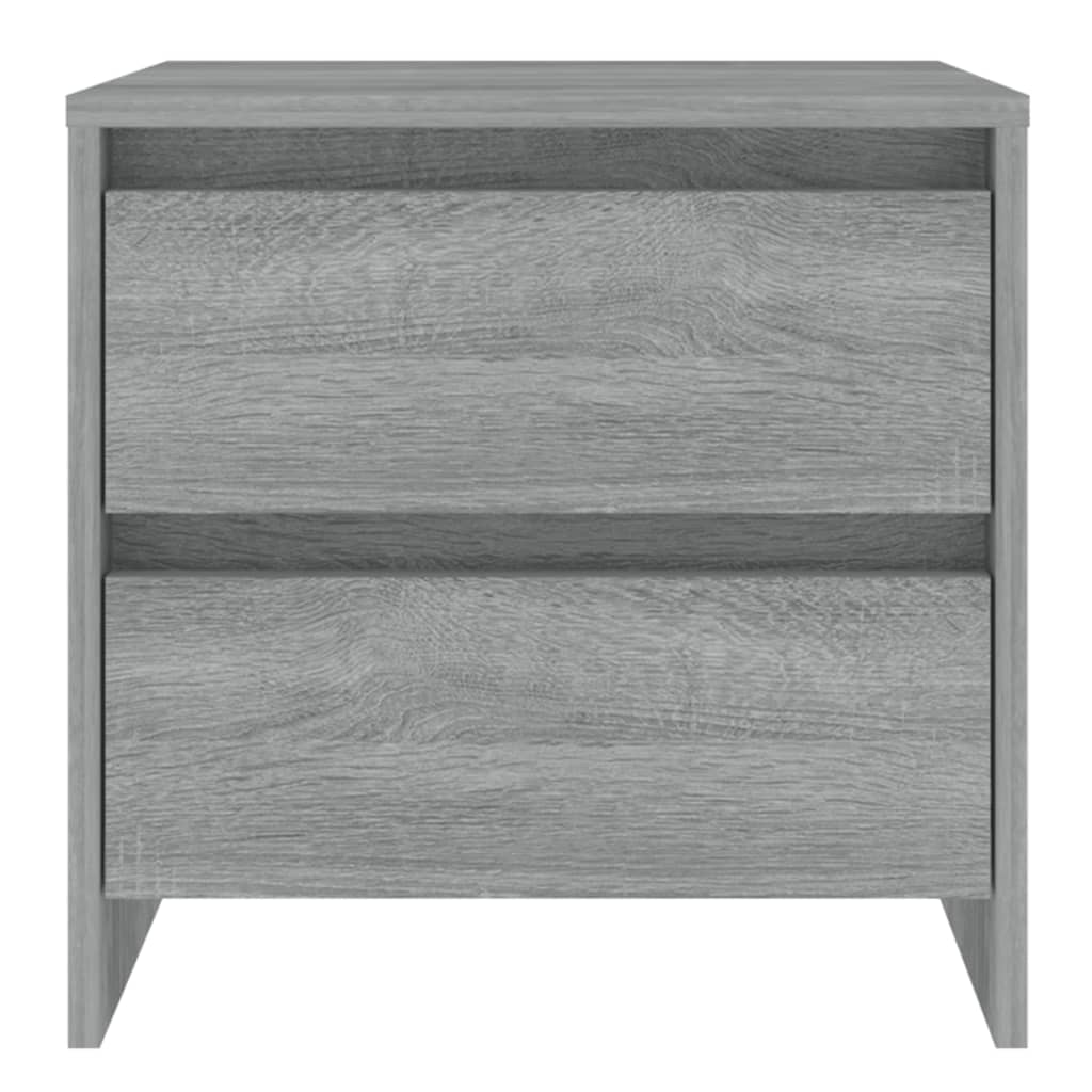 Nachtkastjes 2 St 45X34,5X44,5 Cm Spaanplaat Grijs Sonoma Eiken