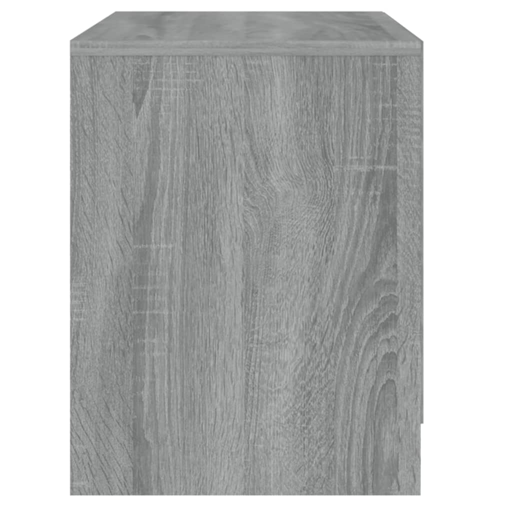 Nachtkastjes 2 St 45X34,5X44,5 Cm Spaanplaat Grijs Sonoma Eiken