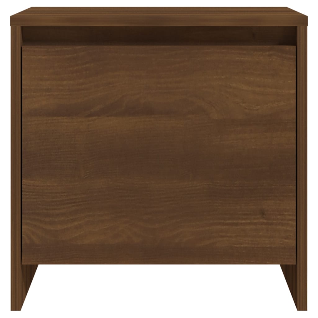 Nachtkastjes 2 St 45X34X44,5 Cm Spaanplaat Bruineikenkleurig