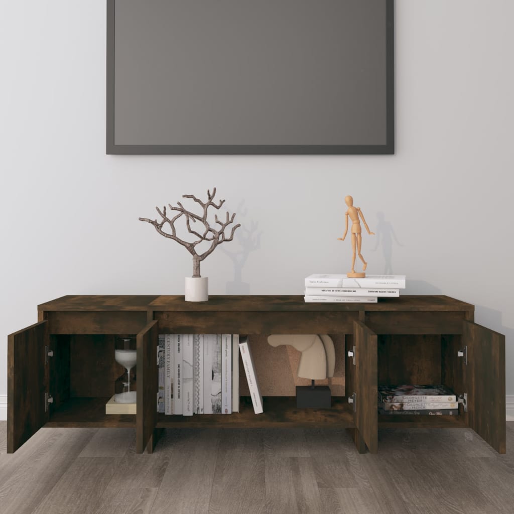 Tv-Meubel 120X30X40,5 Cm Spaanplaat Gerook Eikenkleurig