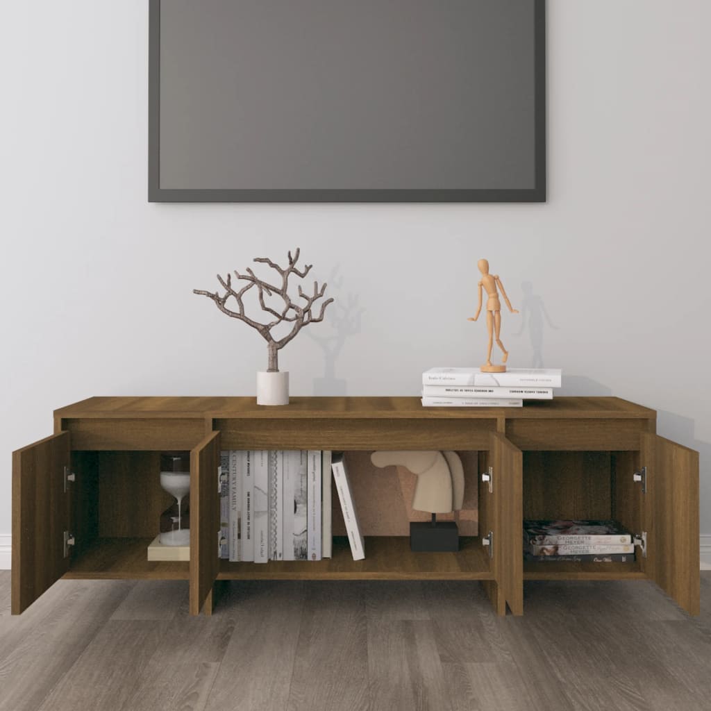 Tv-Meubel 120X30X40,5 Cm Spaanplaat Bruineikenkleurig