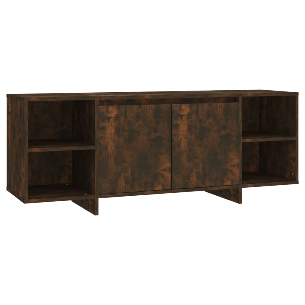 Tv-Meubel 130X35X50 Cm Spaanplaat Gerookt Eikenkleurig