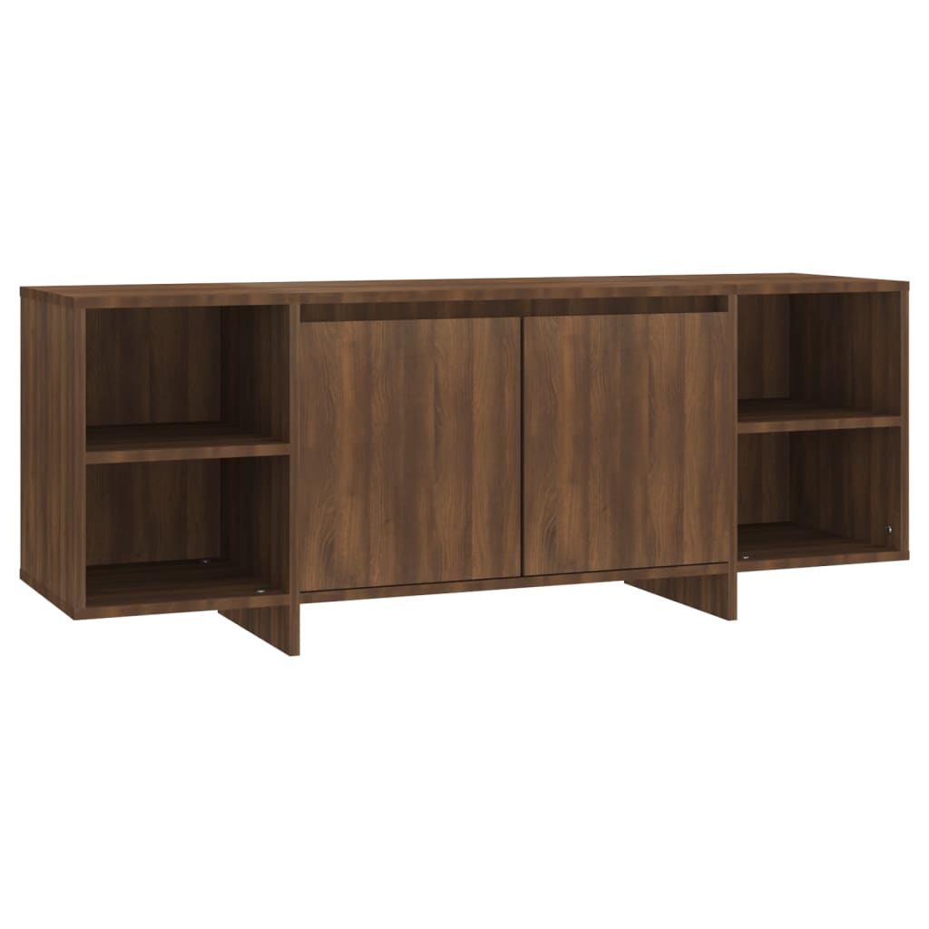 Tv-Meubel 130X35X50 Cm Spaanplaat Bruineikenkleurig