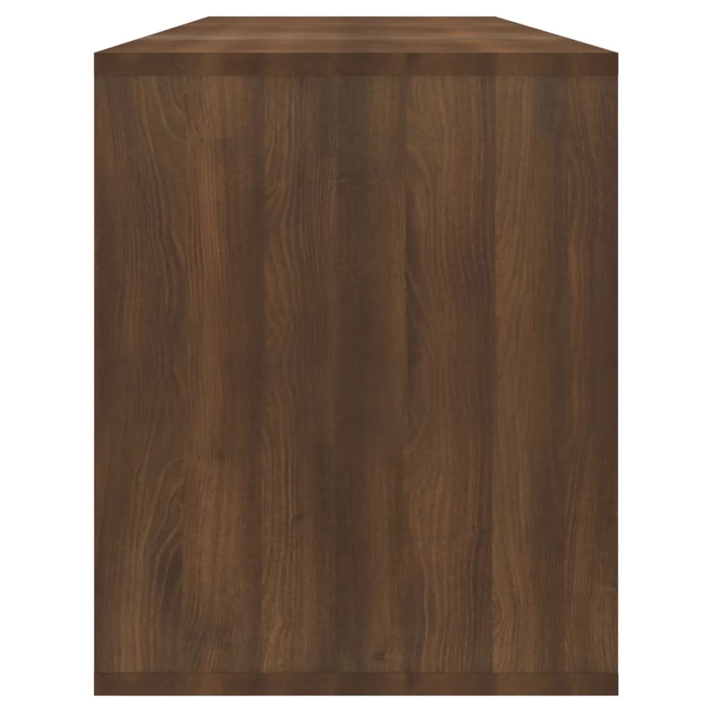 Tv-Meubel 130X35X50 Cm Spaanplaat Bruineikenkleurig