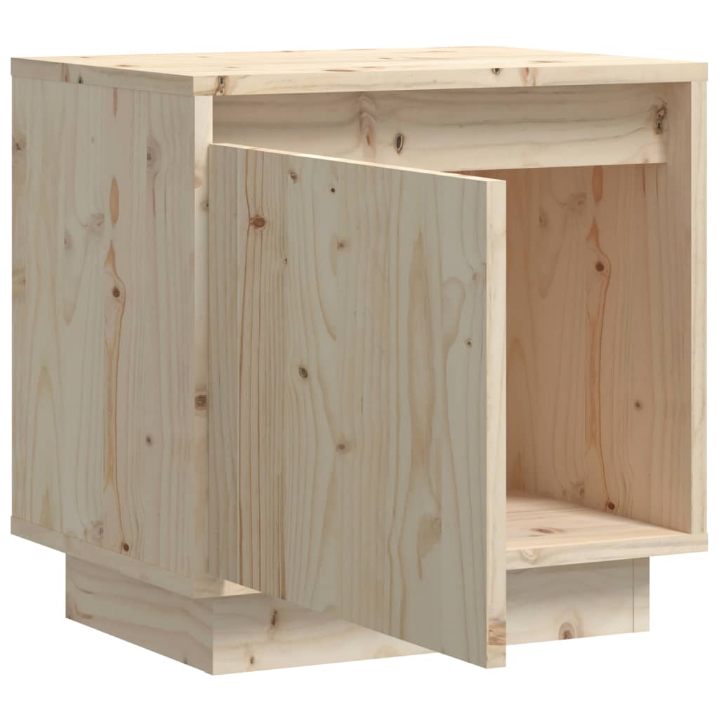 Nachtkastjes 2 St 40X30X40 Cm Massief Grenenhout