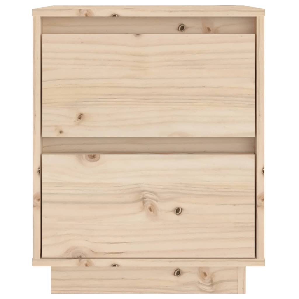 Nachtkastjes 2 St 40X35X50 Cm Massief Grenenhout