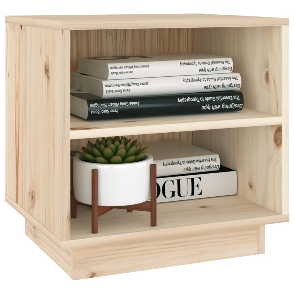 Nachtkastjes 2 St 40X34X40 Cm Massief Grenenhout