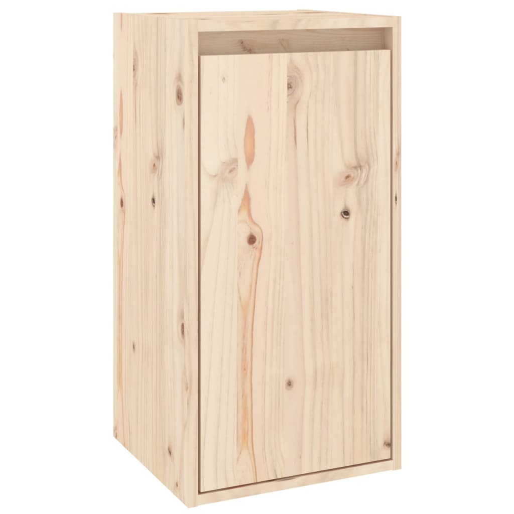 Wandkast 30X30X60 Cm Massief Grenenhout