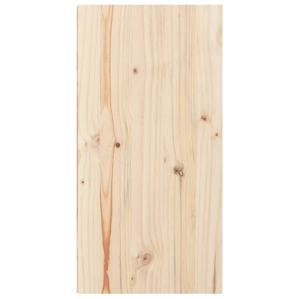 Wandkasten 2 St 30X30X60 Cm Massief Grenenhout
