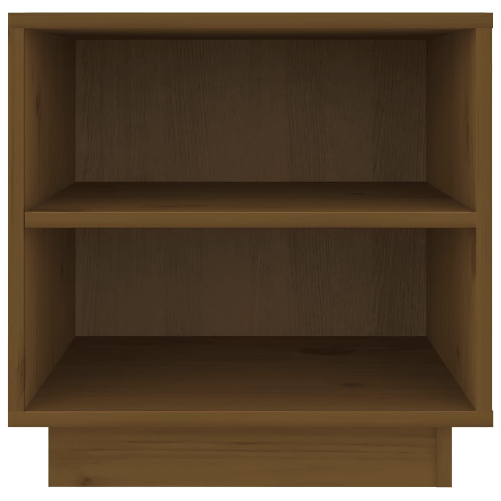 Nachtkastje 40X34X40 Cm Massief Grenenhout Honingbruin