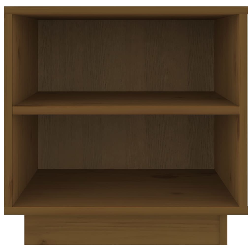 Nachtkastjes 2 St 40X34X40 Cm Massief Grenenhout Honingbruin