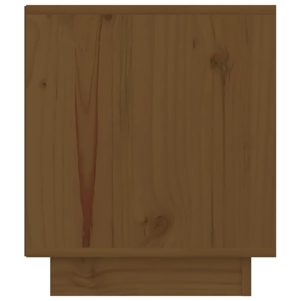 Nachtkastjes 2 St 40X34X40 Cm Massief Grenenhout Honingbruin