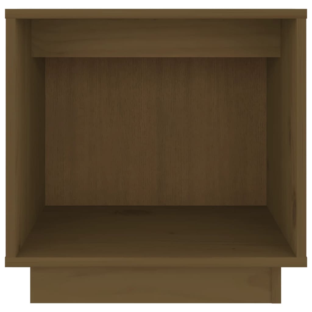 Nachtkastjes 2 St 40X30X40 Cm Massief Grenenhout Honingbruin