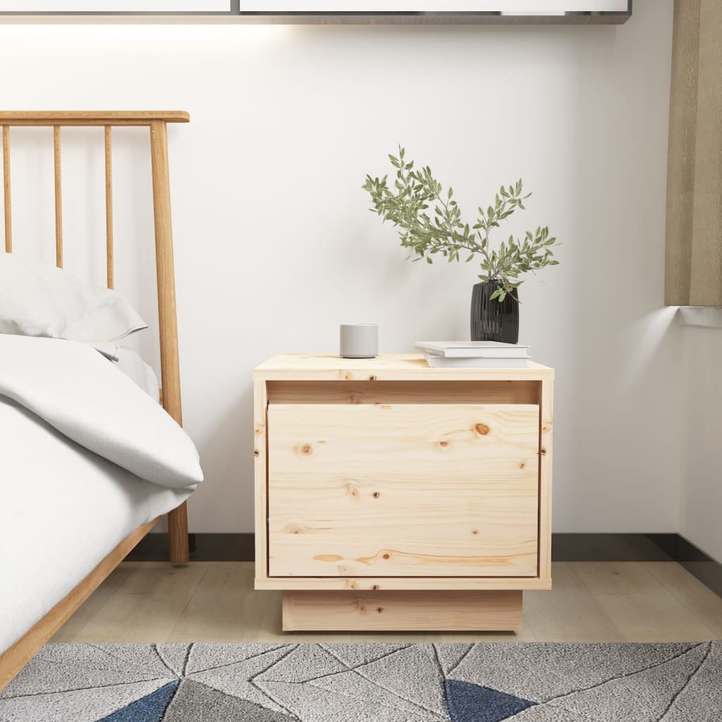 Nachtkastjes 2 St 35X34X32 Cm Massief Grenenhout