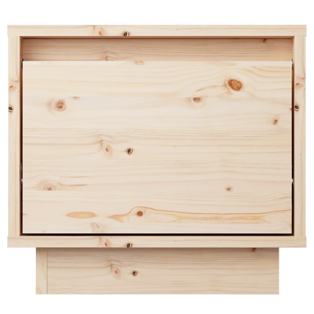Nachtkastjes 2 St 35X34X32 Cm Massief Grenenhout