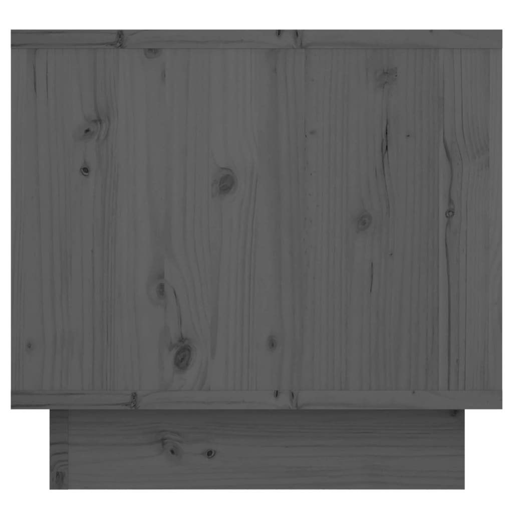 Nachtkastjes 2 St 35X34X32 Cm Massief Grenenhout Grijs