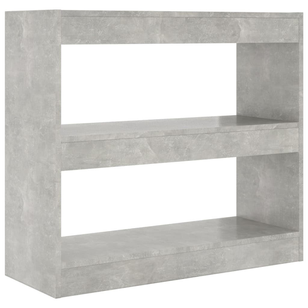 Boekenkast/Kamerscherm 80X30X72 Cm Betongrijs