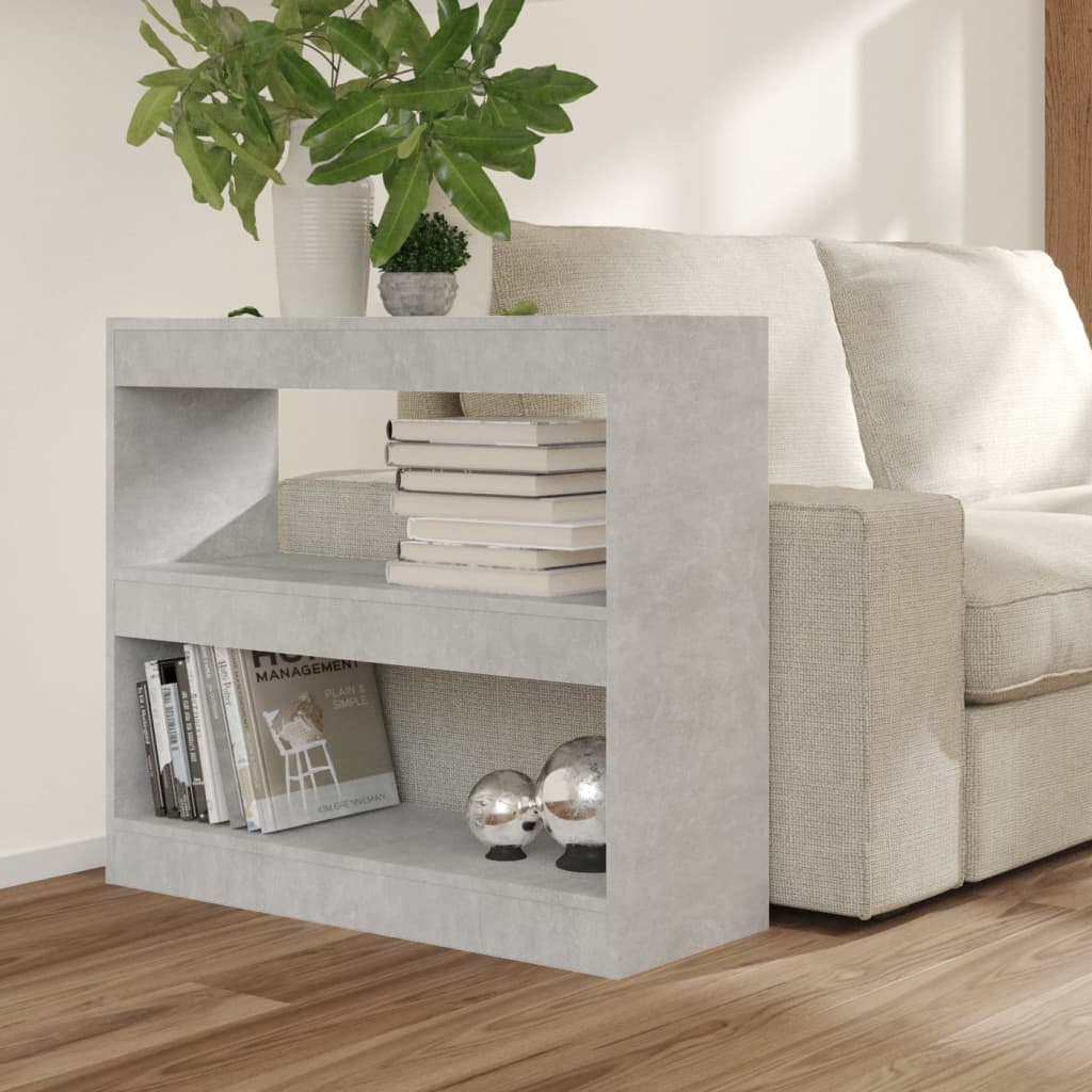 Boekenkast/Kamerscherm 80X30X72 Cm Betongrijs