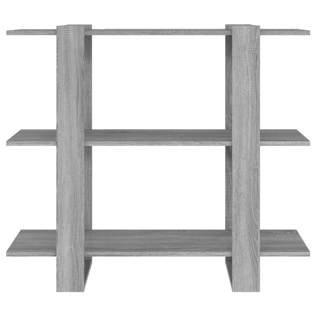 Boekenkast/Kamerscherm 100X30X87 Cm Grijs Sonoma Eikenkleurig