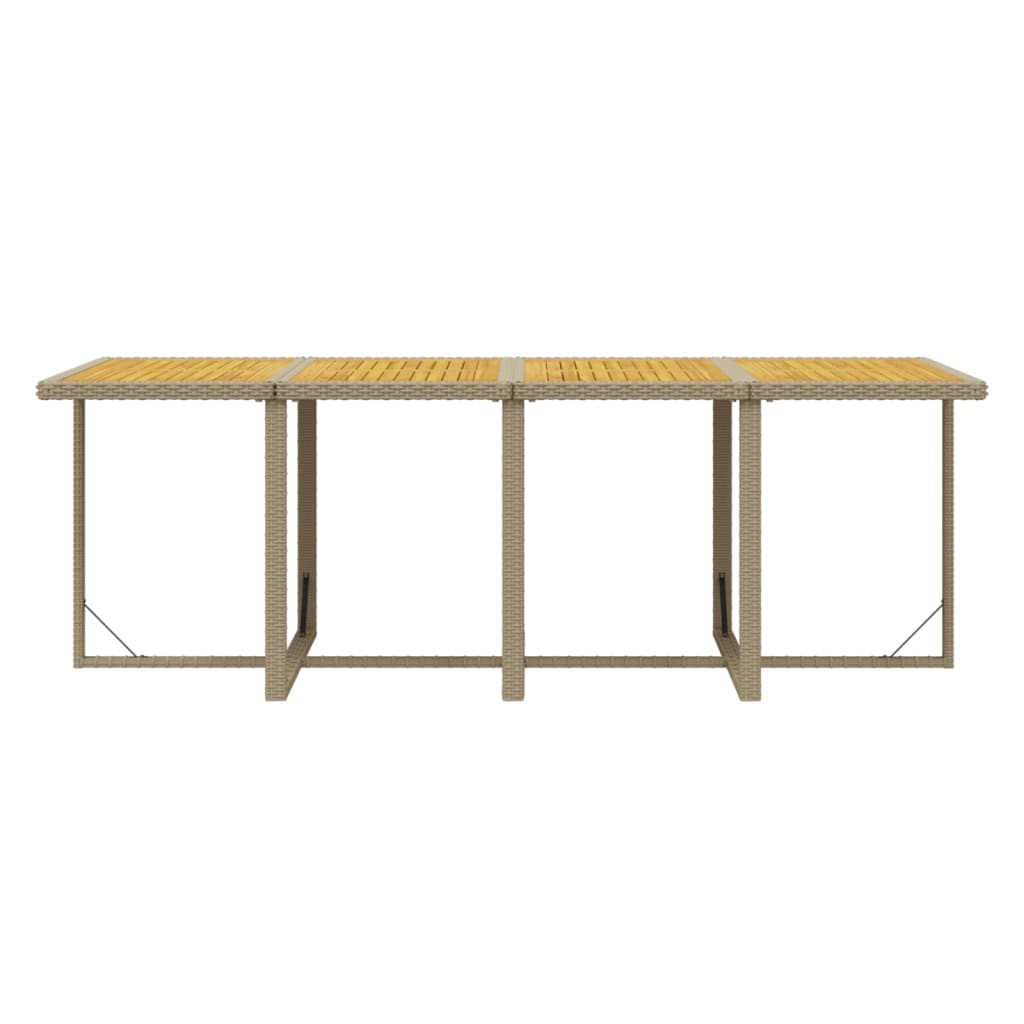 13-Delige Tuinset Met Kussens Poly Rattan Beige