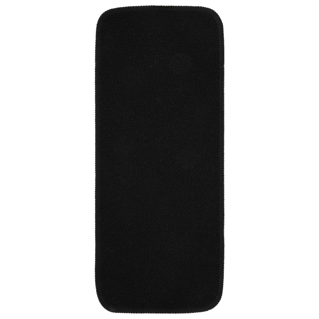 Trapmatten 15 St Anti-Slip Rechthoekig 60X25 Cm Zwart