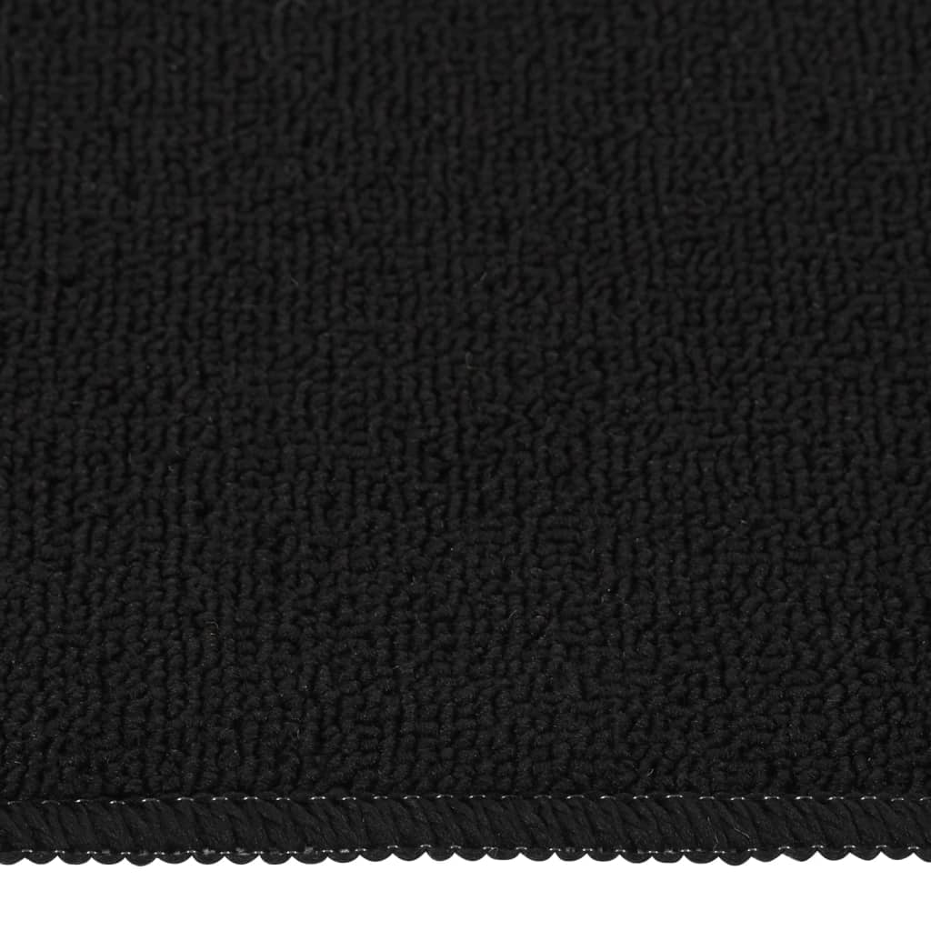 Trapmatten 15 St Anti-Slip Rechthoekig 60X25 Cm Zwart