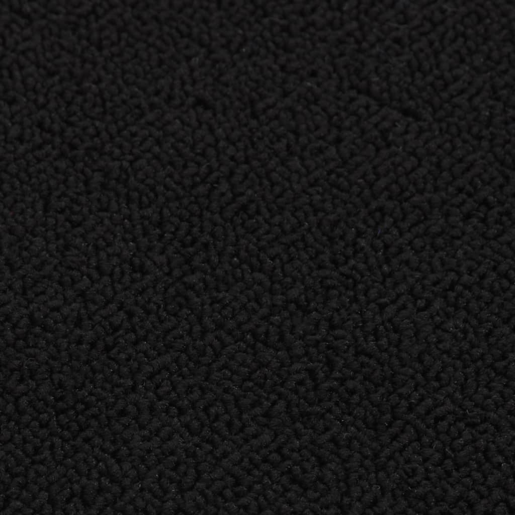 Trapmatten 15 St Anti-Slip Rechthoekig 60X25 Cm Zwart