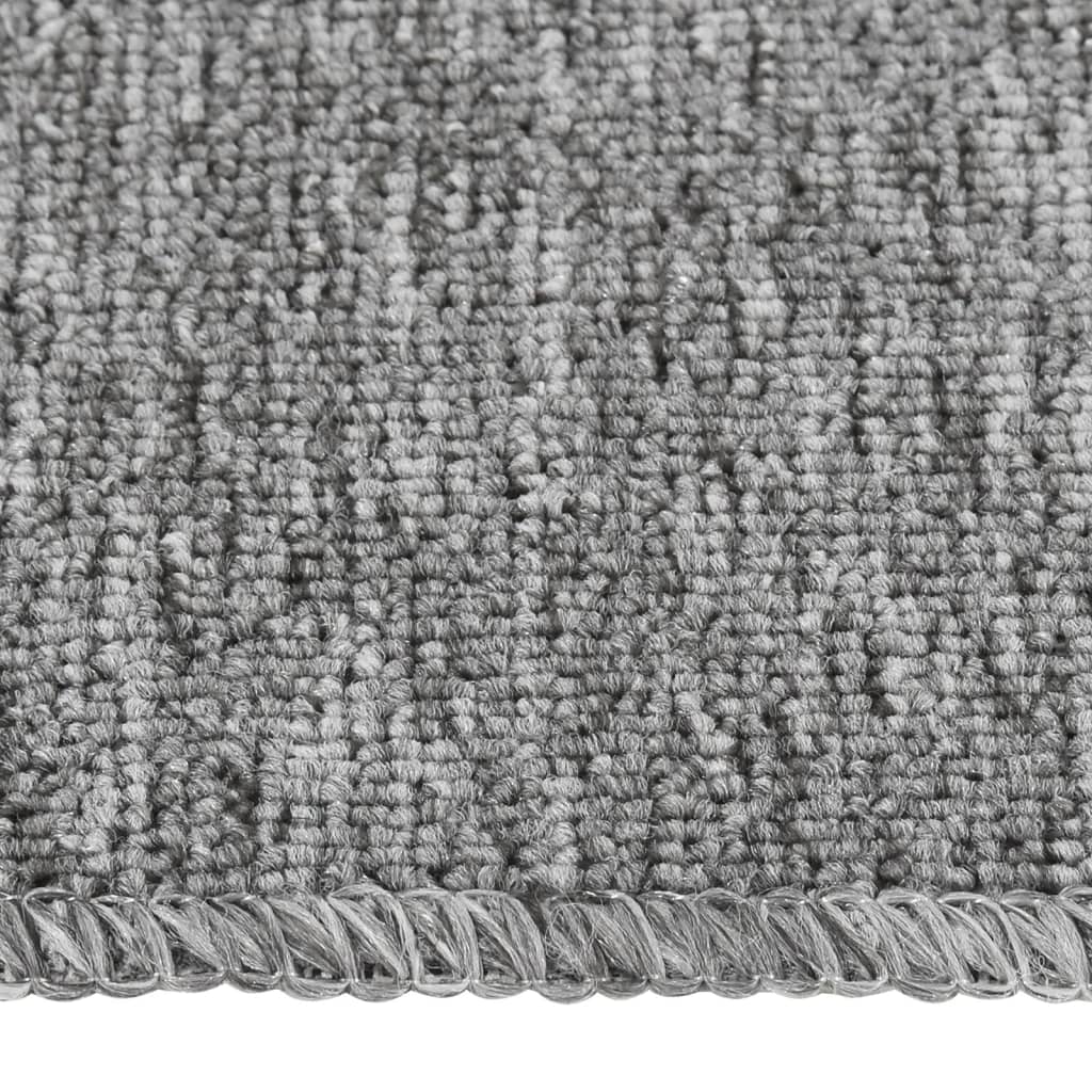 Trapmatten 15 St Anti-Slip Rechthoekig 60X25 Cm Grijs
